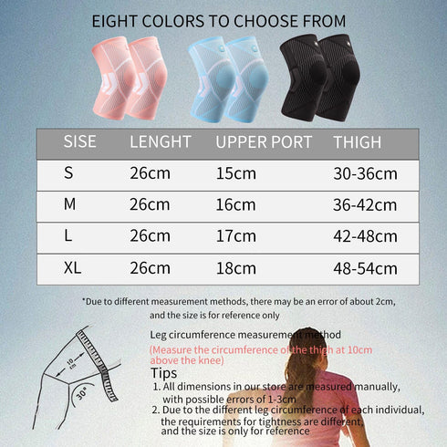 Knee Supports Brace for Women, Knee Compression Sleeves for Joint Pain Relief, Arthritis,Injury Recovery, Meniscus Tear,Knee Pain, ACL, MCL, Tendo...