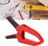 Woodworking Clamp, Spring Clamp with Long Flat Nose Plastic Fixing Clamp Woodworking Fixture Accessory(3 inch opening 75MM deep 110MM) Red...