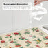 Dish Drying Mat for Kitchen Counter - Flower Herbs Microfiber Drying Pad, Reversible Drainer Mats for Countertop, 16 x 18 inch...