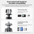 TELESIN Magnetic Mount Magnet Metal Mounts Accessories for Action Camera, 360 Quick Release Car Holder Attach for GoPro Max Hero 12 11 10 9 8 7 6 ...