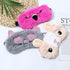 4 Pack Sleeping Mask for Girls Soft Plush Blindfold Cute Rabbit Pig Flamingo Cat Sleep Masks Eye Cover Eyeshade for Kids Teens Women Plane Travel ...