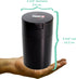 Tightvac 1 oz to 6 ounce - Patented Airtight Container | Multi-use Vacuum Container Works as Smell Proof Containers for Herbs and Dry Goods. Black...
