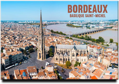 Bordeaux Fridge Magnet France Refrigerator Door Photo Magnet Travel Souvenir Garonne River...
