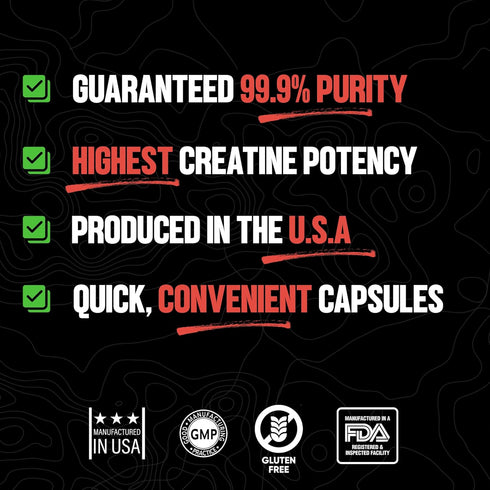 Huge Supplements Creatine Monohydrate Pills, 5g Per Serving, Clinically Dosed to Support Lean Muscle Growth, Recovery & Performance, Convenient Ca...