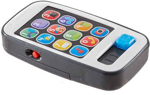 Fisher-Price Baby & Toddler Toy, Laugh & Learn Smart Phone, Gray with Lights & Educational Music for Infants Ages 6+ Months...