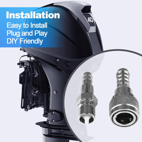 CULMKARI 5/16" Fuel Connector Fits for Tohatsu Nissan Outboard 2/4-stroke Engine 5-90HP Replaces 3B2-70260-1 3B2-70250-1...