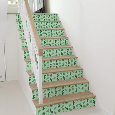 Green Cactus Wallpaper 12''x100'' Cacti Succulents Floral Peel and Stick Wallpaper Boho Self Adhesive Removable Wallpaper Botanical Cactus Contact...