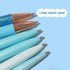 Fancy Pens for Women, 6 Pcs Blue Pens Ballpoint Pens Bulk, 1.0mm Medium Point Black Ink Pens for Note Taking, Cute Pens Smooth Writing Pens Gifts ...