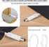 Uogw 2 Pack 20ft/6m DC Power Extension Cable 2.1mm x 5.5mm Compatible with 12V DC Adapter Cord for CCTV IP Camera, LED, Car, White...