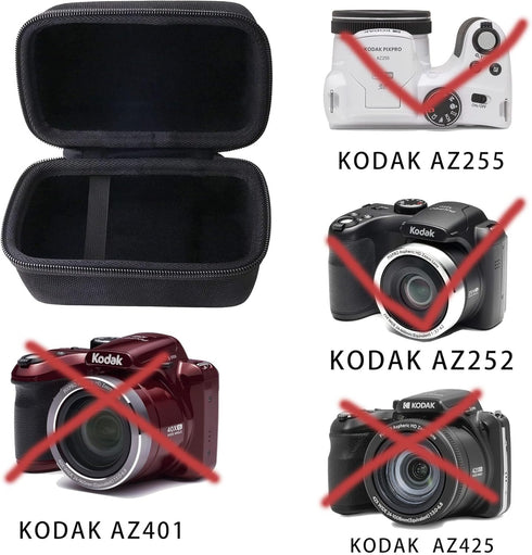 JINMEI Hard EVA Carrying Case Compatible with Kodak PIXPRO AZ255/AZ252 Point & Shoot Digital Camera case....