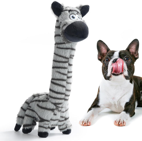 Nocciola Twistable Giraffe Pup Dog Toy, Stuffed Plush Dog Toy for Small Medium Breeds, Interactive Tug of War Dog Toys, Soft Crinkle Puppy Dog Toy...