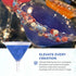 Snowy River Sapphire Edible Cocktail Glitter - All Natural Edible Beverage Glitter for Cocktails, Wine, Champagne & Soda, Perfect for Parties or D...
