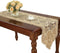 Simhomsen Small Beige Lace Table Runners Dresser Scarves Embroidered Rose Flower 16 × 48 Inch...