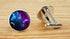 Custom Classic Jewelry Tuxedo Shirt Sliver Cufflinks Men's Unique Business Wedding Gifts Blue Purple Galaxy Space...