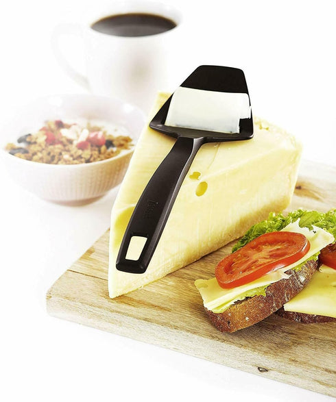 Linden Sweden Black Nylon Cheese Slicer for Block Cheese - Cheese Plane for Consistent and Safe Slicing - Made in Sweden - Heat Resistant - Microw...