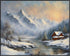 Posterizer 1 pcs-snowy winter scene of trees and nature 3-Art for Animal Lovers-Landscape & Nature Art-Decor for Home & Office- unframed wall art...