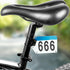 Bike Race Number Plate Mount Holder Cycling Number Mount Quick Release Racing Number Holder Mount for Round Tube Bars...