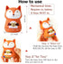 Mechanical Kitchen Timer, Cute Animal Timer for Kids, Wind Up 60 Minutes Manual Countdown Timer for Classroom, Home, Study and Cooking (Beige wolf...