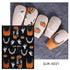 JMEOWIO 3D Embossed Halloween Nail Art Stickers Decals Self-Adhesive Pegatinas Uñas 5D Cute Pumpkin Ghost Flower Spook Nail Supplies Nail Art Desi...