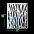 LiME LiNE Airbrush Stencil Set, Wood Grain, Grunge, Animal Print Custom Paint Template...