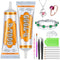 B-7000 Fabric Glue for Rhinestones, Cridoz Clear Jewelry Glue Bead Adhesive with Precision Tip Craft Glue with Rhinestones Picking Tools for Cloth...