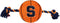 Pets First NCAA Syracuse Orange Basketball Rope Toy for Dogs & Cats. Tough Nylon, Sporty Basketball Design, Heavy-Duty Ropes with Inner Squeaker...