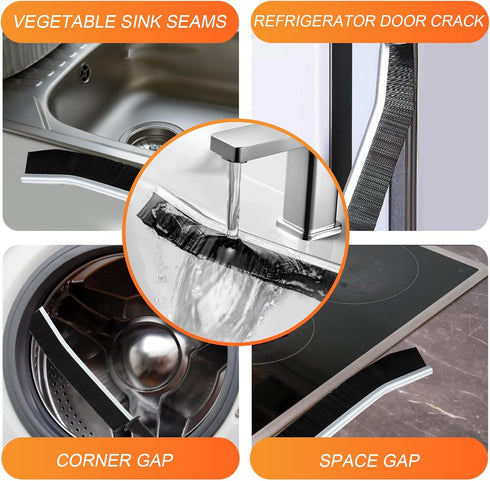 Crevice Cleaning Brushes for Household Use,Crevice Cleaning Tool,Multifunctional Dead Spot Cleaning, Window Track Cleaning Tools, Sinks, Dirt, Cor...