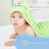 YOYOO Baby Bath Towel – Viscose Derived from Bamboo, Baby Hooded Towels - Newborn Essential Cute Green Frog-Perfect Baby Registry Gifts for Boy Gi...