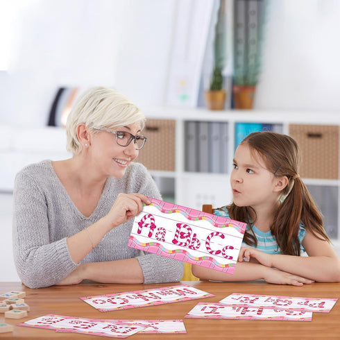 Outus 12 Pcs Candy Alphabet Bulletin Board Set Candyland Letter Cutout Alphabet Number Candy Classroom Decor Number Bulletin Board Set Nursery Hom...