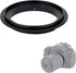 58mm Macro Lens Reverse Ring Adapter for Canon EOS Rebel T6 T7 T5 SL3 SL2 T8i T7i T6i T6s T5i 2000D 4000D 90D 80D 70D with EF-S 18-55mm Kit Lens &...