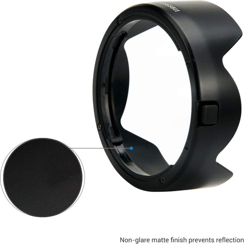 RF 50mm Petal Reversible Lens Hood & UV Filter Kit Fit for Canon RF 50mm f/1.8 STM Lens Replaces Canon ES-65B Hood on Canon EOS R6 R5 RP R Cameras...
