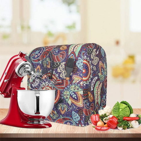 Kitchen Aid Mixer Cover,Kitchen Stand Mixer Cover Compatible With 5-8 Quart Kitchenaid Hamilton Mixers,Kitchen Aid Covers for Stand Mixer With Poc...
