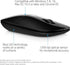 HP Wireless Mouse Z3700 (26V63AA#ABL, Black), Dimensions (mm) : 101 x 60 x 25.3...