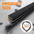 Car Wiper Blade Replacement Strip, 28" Adjustable Windshield Wiper Blade Refill Strip, Automotive Frameless DIY Rubber Wiper Blade for Car, Truck,...
