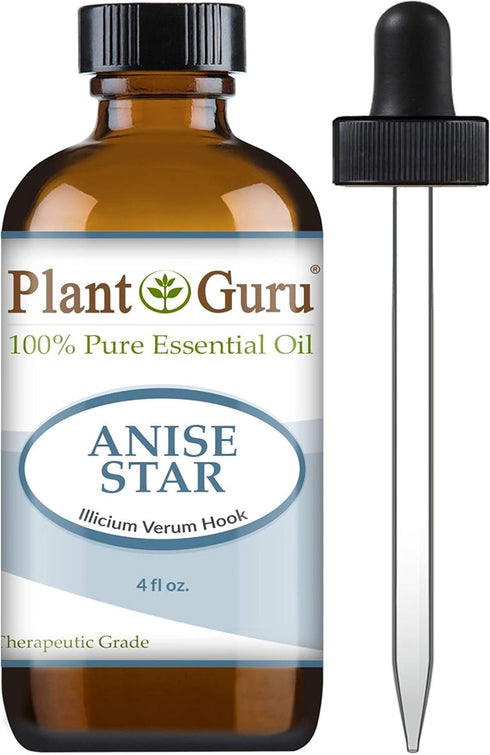 Anise Star Essential Oil 4 oz 100% Pure Undiluted Therapeutic Grade....
