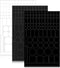 Light Blocking Stickers, 3 Sheet Led Light Dimming Tape Blackout Stickers for Electronics, Led Filters Dimming Sheets Led Covers Block 100% of Led...
