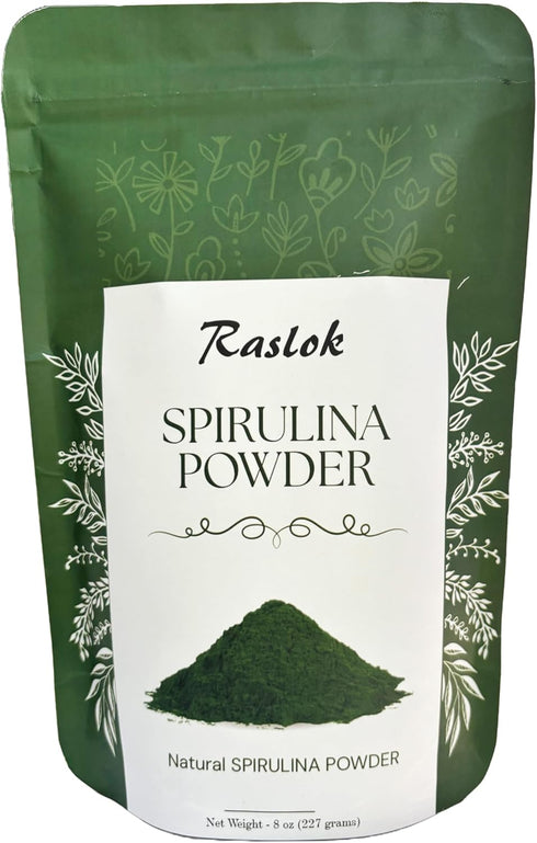 Pure Spirulina Powder | Immune Support and Antioxidants | No Filler & Non-GMO, Rich in Vegan Protein (8 Oz)...