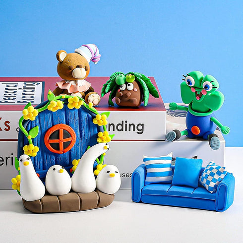 CiaraQ Modeling Clay Kit - 36 Colors Air Dry Ultra Light Clay, Safe & Non-Toxic, Great for Kids...