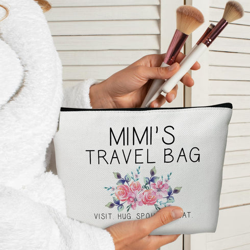 Mimi's Travel Bag, Mimi Cosmetic Bag, Cosmetic Bag for Women Large Capacity Cosmetic Bag Appreciation Gift for Family, friends, Travel Accessories...