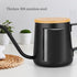 MERMOO YILAN Gooseneck Kettle Pour Over Coffee Kettle with Lid 350ml Stainless Steel Kettle Hand Drip Coffee Pot Long Narrow Coffee Pitcher Jug?bl...