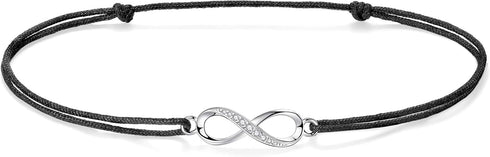 Infinity Anklet for Women Ladies ZENI Soft Skin-friendly Rope Ankle Bracelets Handmade 34cm Adjustable Love Friendship Summer Bracelet Gifts for W...