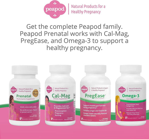 Fairhaven Health Peapod Prenatal Multivitamin - 1 Per Day, Light Vanilla Flavor - Pregnancy Must Haves for Women and Baby Health - Includes Iron, ...