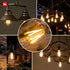 ST64 LED Filament Bulbs, 100W Equivalent, Edison Vintage Dimmable Energy Efficient Lamp for Pendant Wall Light Fixtures Office Bedroom Bathroom, E...