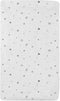 TL Care Printed 100% Natural Cotton Jersey Knit 18 x 36 Cradle/Bassinet Sheet - Fitted, Gray Stars and Moons, Soft Breathable, for Boys and Girls...