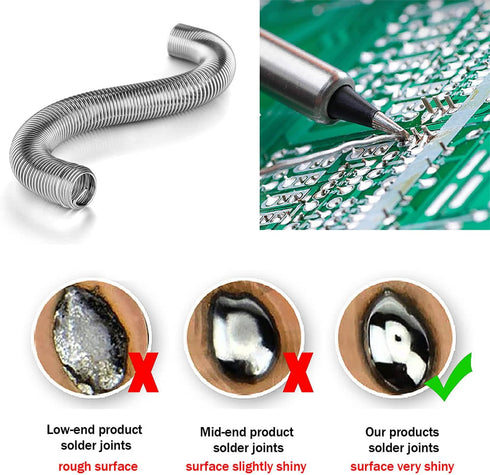 2Pcs Solder Wire,1mm Diameter Rosin Core Solder for Electronic Electrical Soldering Components Repair(Net 20g)...