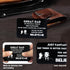 Father's Day Gifts, Gifts for Dad from Daughter Son, Thank You Dad Gifts for Birthday, Personalized Engraved Metal Wallet Card Insert Presents for...