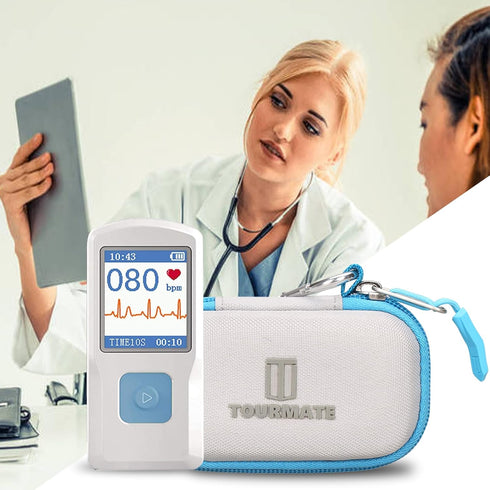 Hard Case Replacement for EMAY/CONTEC/SonoHealth Portable ECG Heart Rate Monitor...