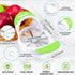 SCHVUBENR 4.72 Inch Large Apple Slicer with 12 Blades - Professional Apple Cutter - Stainless Steel Apple Corer - Sharp Apple Slicer and Corer - A...
