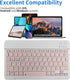 Ultra Slim Mini Wireless Bluetooth Keyboard Compatible with Amazon Kindle Fire HD 10/8/Fire Max 11/iPad 10.2"/iPad Air/iPad Pro,iPhone and Other D...