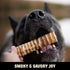 Barkworthies USA Hickory Smoked Beef Trachea 6-inch 3-Pack - Amazing Aroma, Great Taste - Natural Source of Glucosamine & Chondroitin for Hip & Jo...